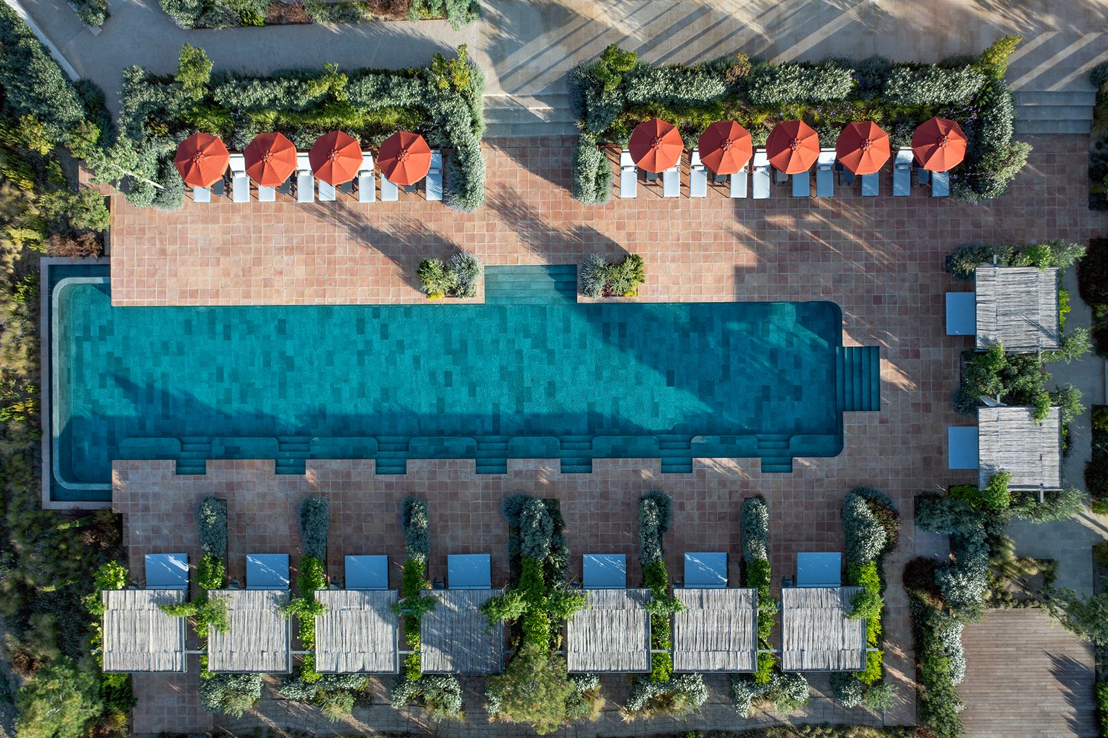 Gran Hotel Mas d'en Bruno,  Torroja del Priorat, Tarragona, , Spain The Pool Aerial View