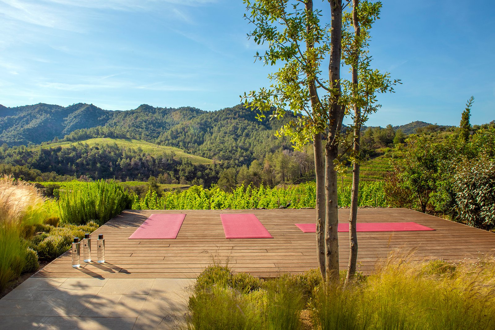 Gran Hotel Mas d'en Bruno,  Torroja del Priorat, Tarragona, , Spain Yoga Platform