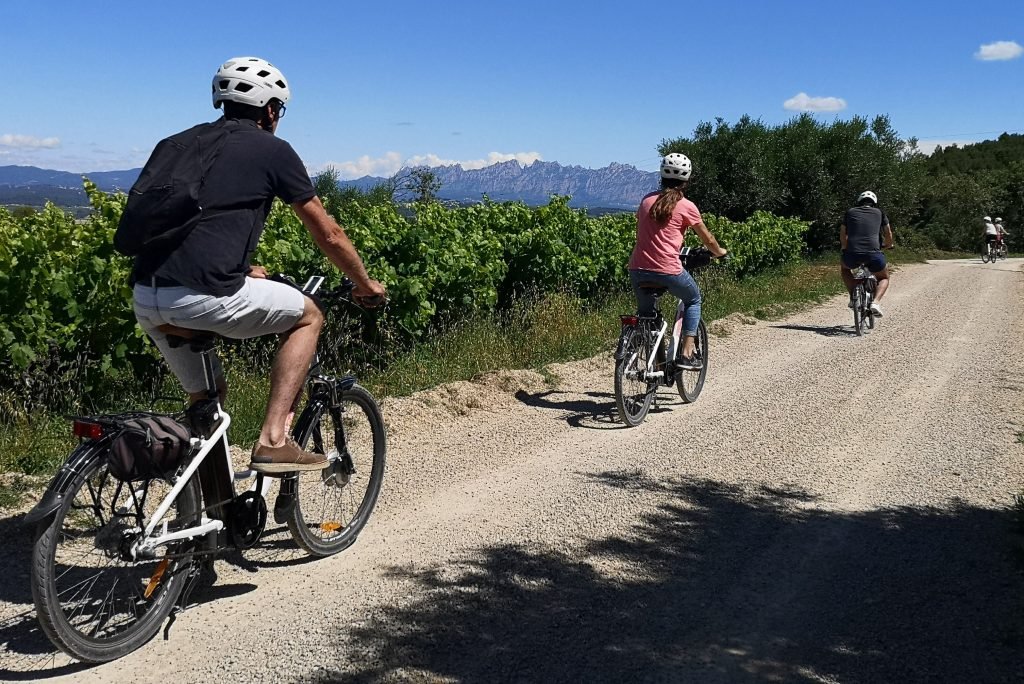 ebike penedes with wine tasting