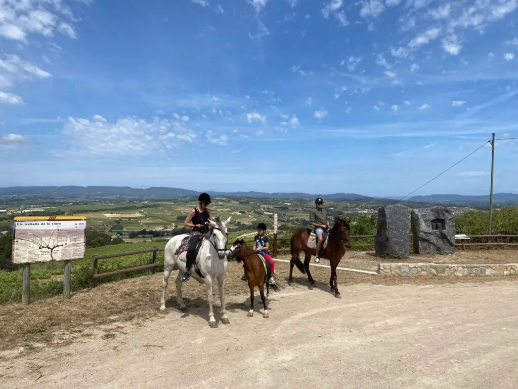 ruta a caballo penedes