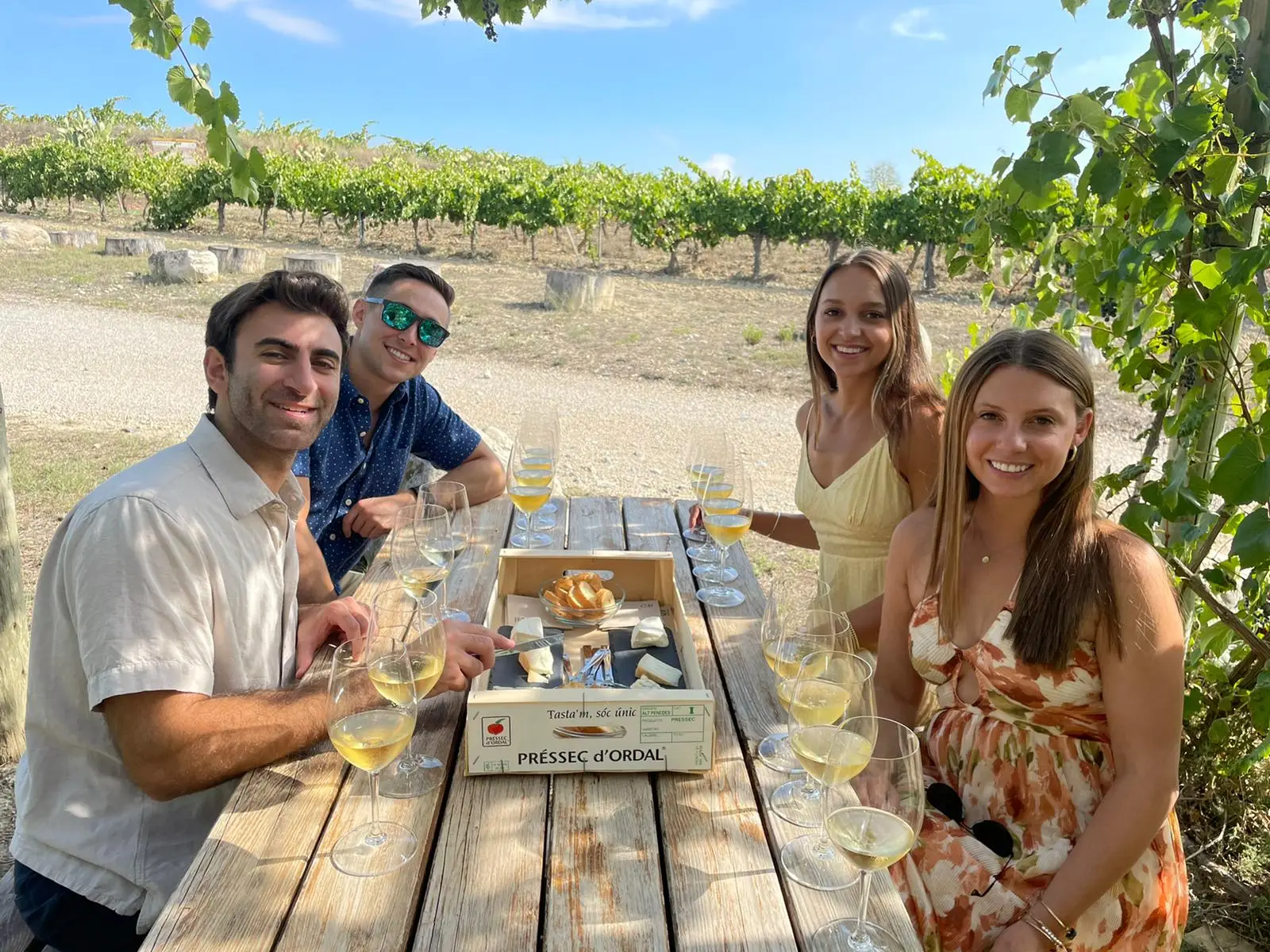 maridaje de cava en el penedes